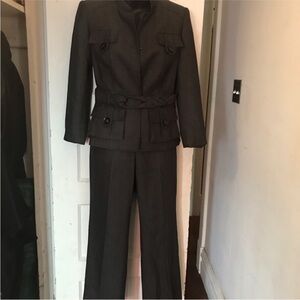 Anne Klein Charcoal Gray Women's Suit